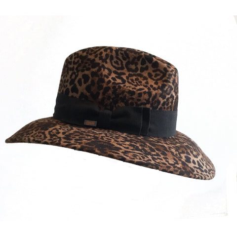 Leopard Print Fedora by Marie-S – Marie S