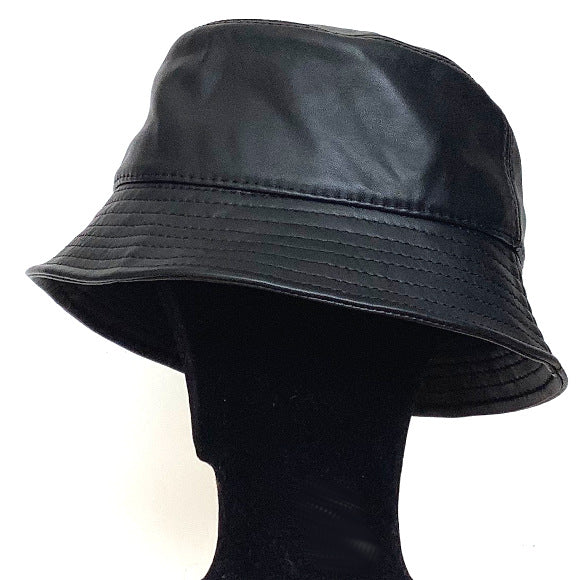 Leather Bucket Hat