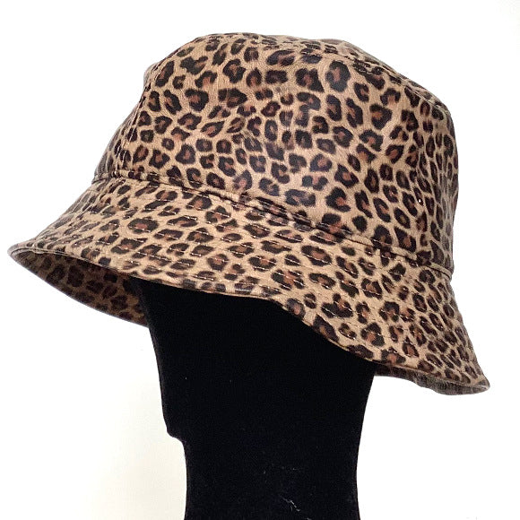 Leather Bucket Hat