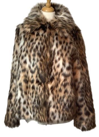 Faux Leopard Jacket