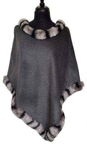 Wool and Cashmere Poncho