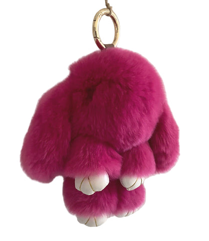 Very Furry Bunny Rabbit Keyring / Handbag Decoration