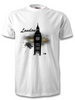 Limited Edition T Shirt. Big Ben - London in the style of Banksy