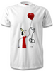 Limited Edition T Shirt. Balloon Lady in the style of Picasso